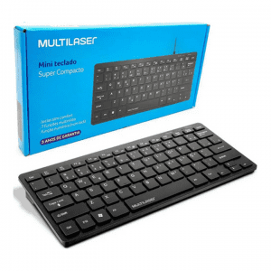 Teclado Mini Slim USB Com Fio TC154 - MULTILASER