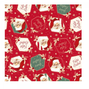 Saco Metalizado 30x44 Natal Sortido - CROMUS