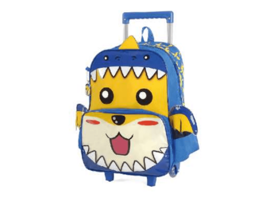Mochila Com Rodinhas Azul Petit Cachorro - LUXCEL