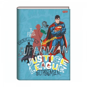 Caderno Brochura 1/4 80 Folhas Liga Da Justiça - JANDAIA