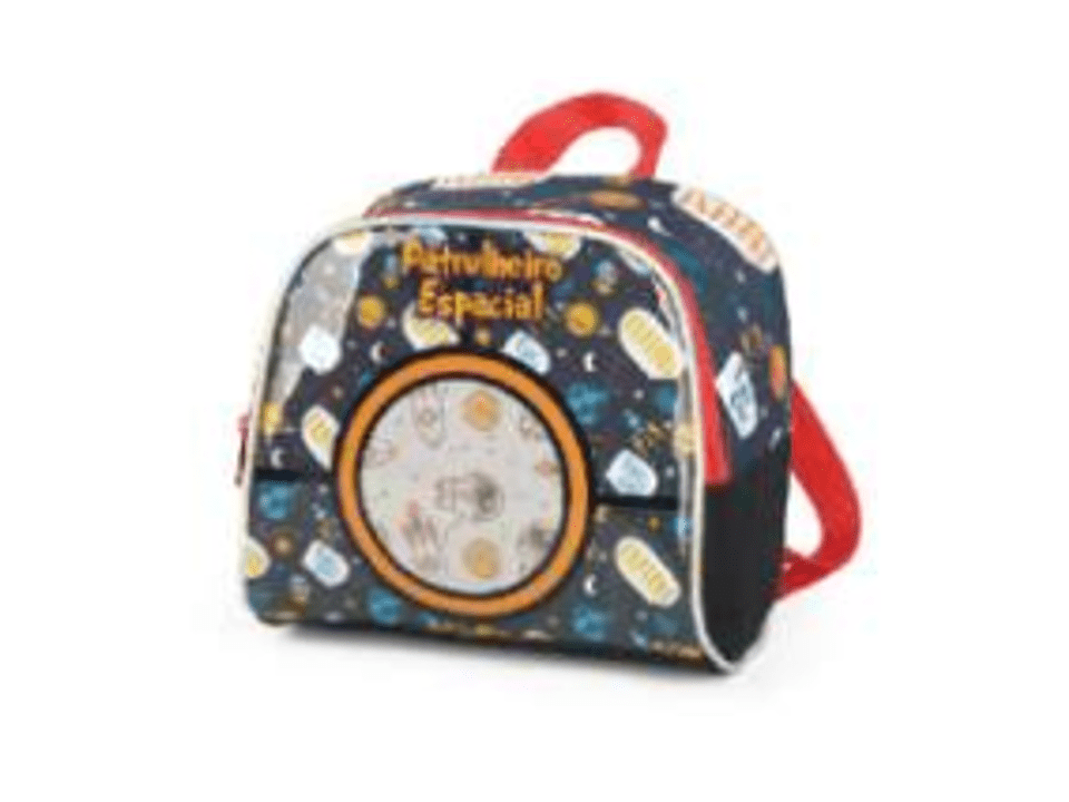 Lancheira Preta Foguete Espacial IS36903 - LUXCEL