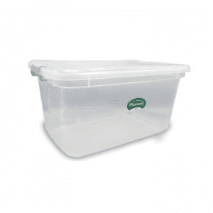 Caixa Organizadora 50 Litros Transparente - PLASVALE