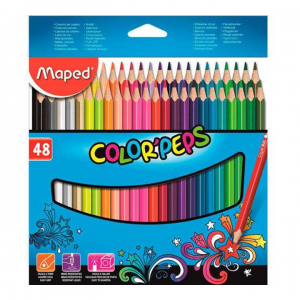 Lápis Cor Com 48 Cores - MAPED