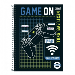 Caderno Espiral Universitário 16x256 Pepper Masculino - TILIBRA