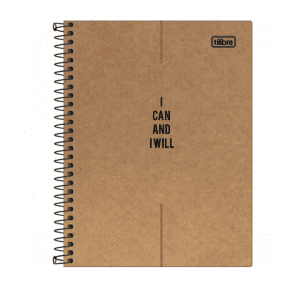 Caderno Espiral Colegial 01×80 Kraftwork - TILIBRA