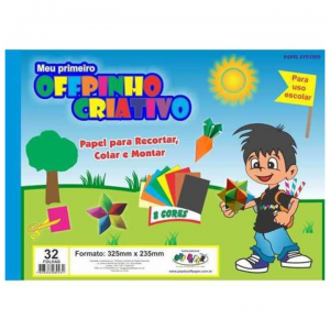 Bloco Primeiro Offpinho 32 Folhas 120g 8 Cores - OFF PAPER