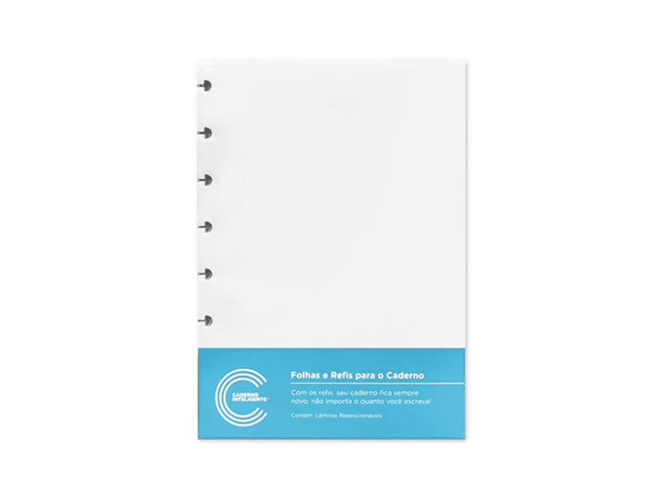 Refil Caderno Inteligente Grande 50 Folhas Liso