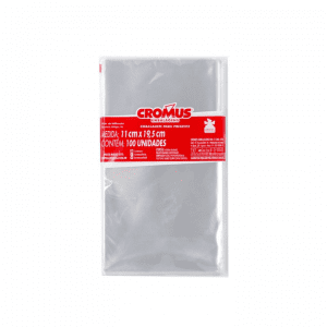 Saco Poli 11x19,5 Incolor Com 100 - CROMUS