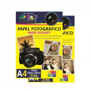 Papel Foto 180g 50 Folhas Brilhante - OFF PAPER
