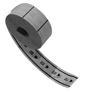 Senha Atendimento 2 Dígitos 00 a 99 Preto - PRIORI