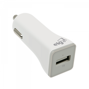 Carregador Veicular Branco 1 Saída 1A CC1SE - ELG