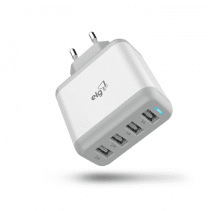 Carregador USB Parede 4 Saídas WC48A - ELG