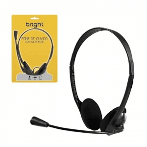 Headset 0010 Office Preto - BRIGHT