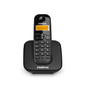Telefone Sem Fio Preto TS-3110 Com Identificador - INTELBRAS