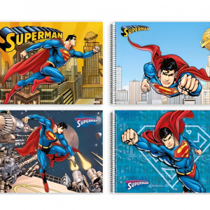Caderno Desenho Espiral 60 Folhas Superman - SÃO DOMINGOS