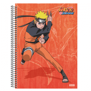 Caderno Espiral Universitário 01x80 Naruto - SÃO DOMINGOS