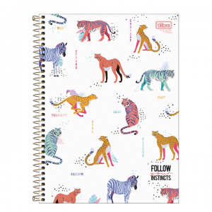 Caderno Espiral Universitário 01x80 Jungle Heart - TILIBRA