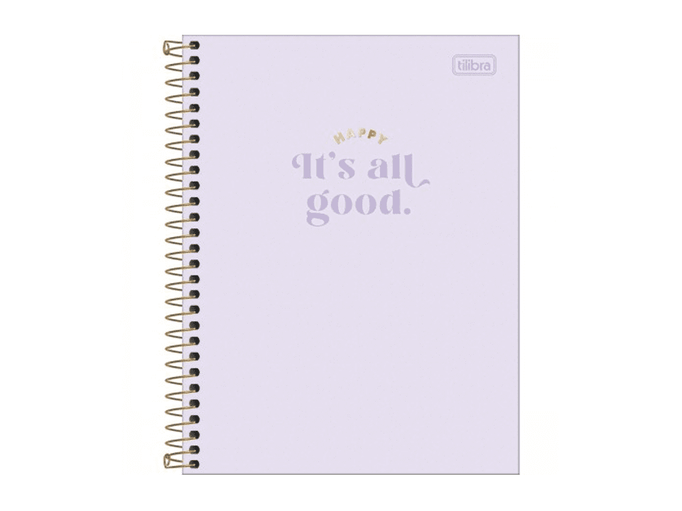 Caderno Espiral Colegial 01x80 Happy Sortida - TILIBRA