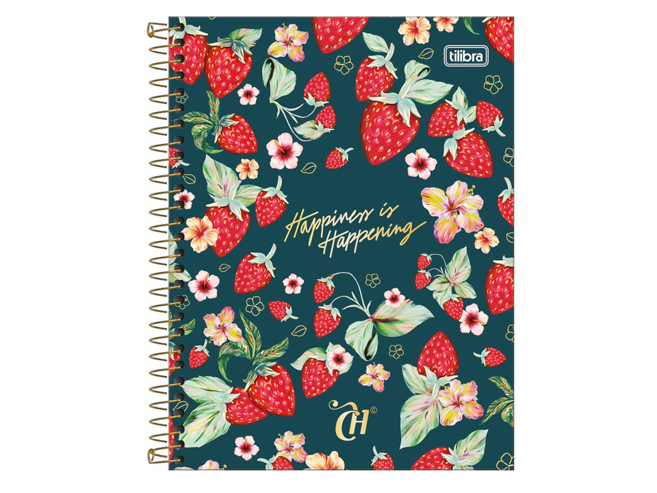 Caderno Espiral Colegial 01x80 Capricho - TILIBRA