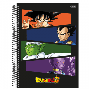 Caderno Espiral Universitário 01x80 Dragon Ball- SÃO DOMINGOS