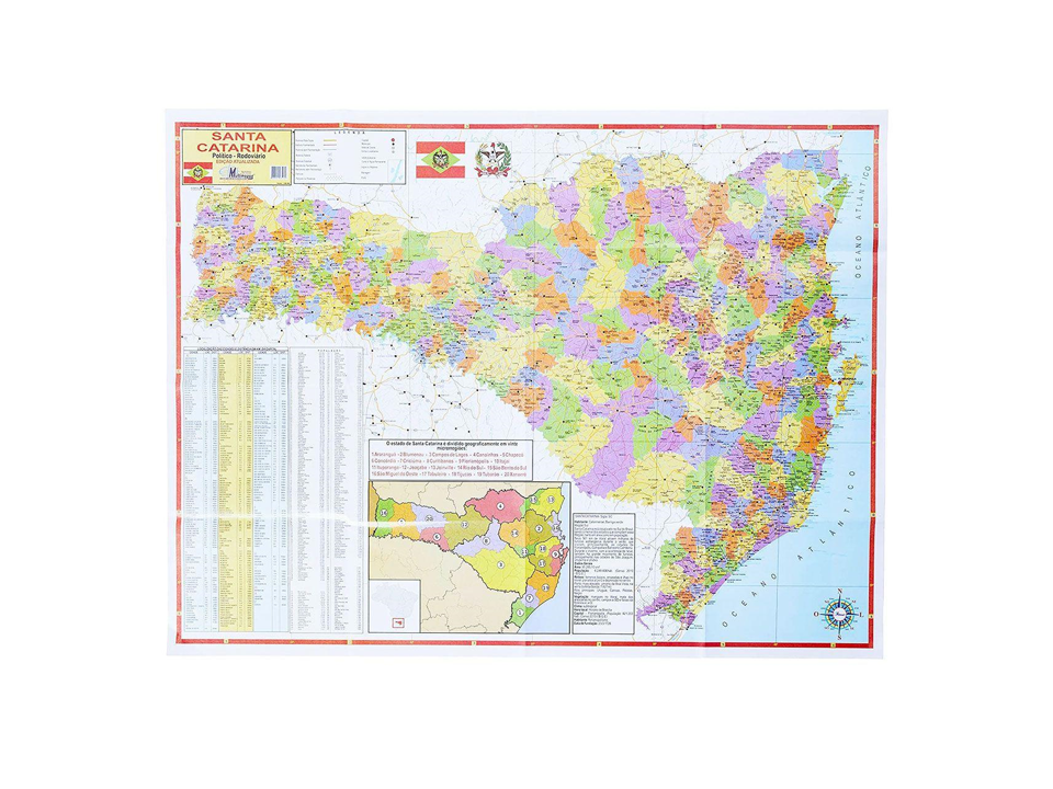 Mapa Tubo Periódico Santa Catarina 4121 - MULTIMAPAS