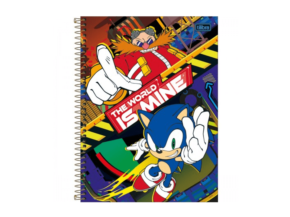 Caderno Espiral Universitário 01x80 Sonic - TILIBRA - Imagem 4