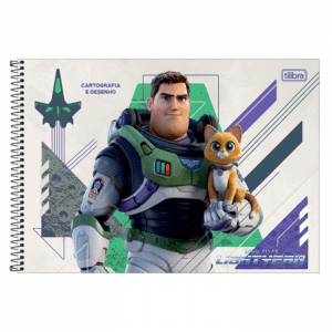 Caderno Desenho Espiral 80 Folhas Lightyear - TILIBRA