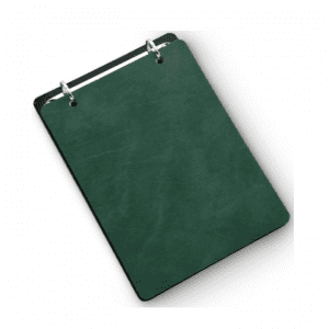 Bloco De Mesa Argolado Company Verde - ÓTIMA
