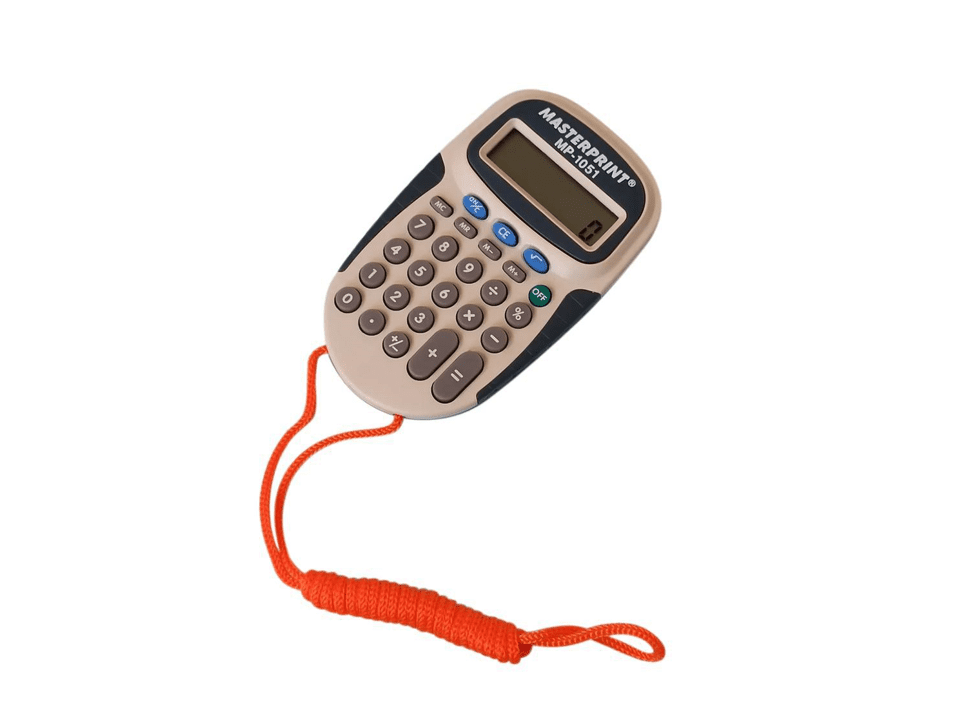 Calculadora Bolso Com Cordão MP1051 - MASTERPRINT