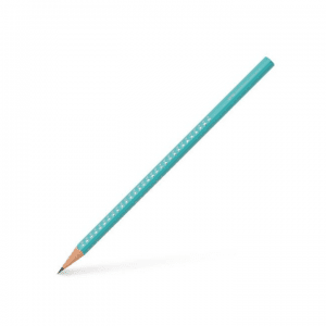 Lápis Preto Triangular Grip Azul Spark - FABER-CASTELL