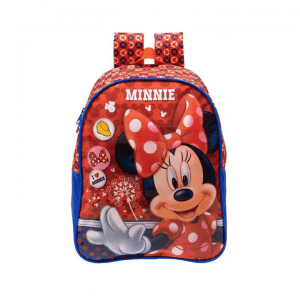 Mochila Costas G Minnie Azul/Vermelho 10542 - XERYUS