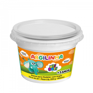 Massa Modelar Argilinha 200g Branca - CANSON