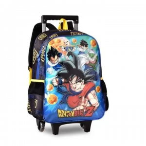 Mochila Com Rodinhas Dragon Ball Preto DZ3583 - PACIFIC