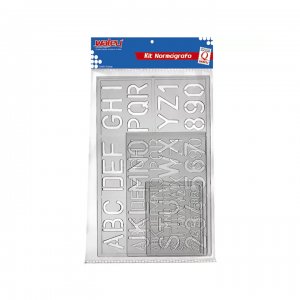 Kit Normografo Grande Cristal - WALEU