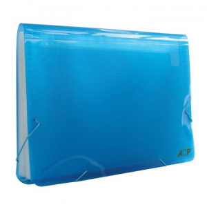 Pasta Sanfona A-4 12 Divisória Azul - ACP