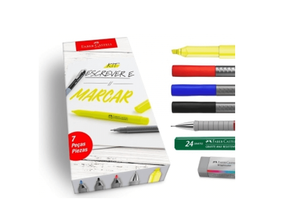 Kit Office Com 07 Escrita - FABER CASTELL