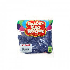 Balão 6,5 Azul Com 50 - SÃO ROQUE