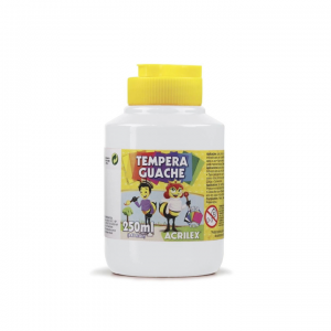 Tinta Guache 250ML Branco - ACRILEX