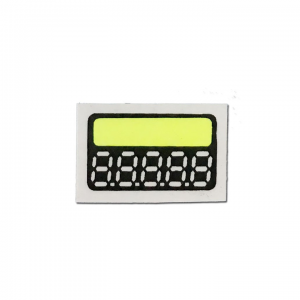 Etiqueta Preço 05 Dígitos PVC 5,5 x 3,4 CM Com 50 Amarelo