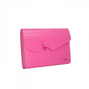 Pasta Sanfona A6 05 Divisórias Rosa - DAC