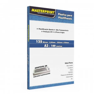 Pole Seal A3 303x426x0.5 125 Micras Com 100 - MASTERPRINT