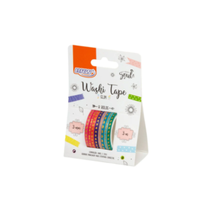 Washi Tape 3x3M Slim Dourada Com 8 - BRW
