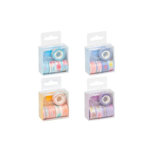 Washi Tape 12x3M Com Mini Dispenser - BRW