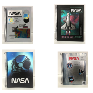 Caderno Espiral Universitário Capa Dura 10x160 Folhas Nasa - TILIBRA