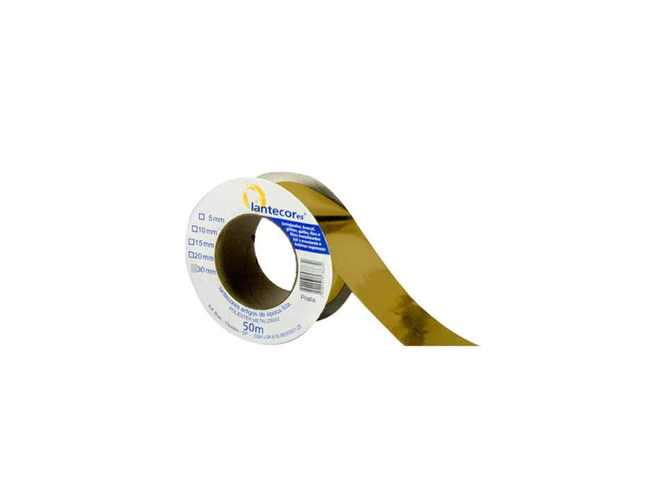 Fita Metaloide 10MM X 50 Metros Ouro - PIMACO
