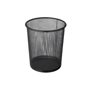 Lixeira 09 Litros Redonda Aramado 29X25 Preto - BRW