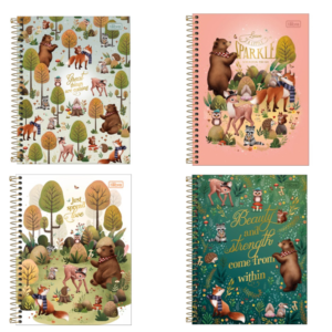 Caderno Espiral 1/4 Capa Dura 80 Folhas Loveland - TILIBRA