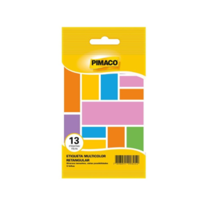 Etiqueta Retângulos Formas Color Com 65 - PIMACO