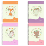 Caderno Espiral Universitário Capa Dura 1x80 Folhas So Cute - SÃO DOMINGOS