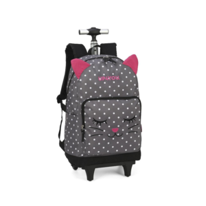 Mochila Com Roda Gatinha Preto MC46672 - LUXCEL